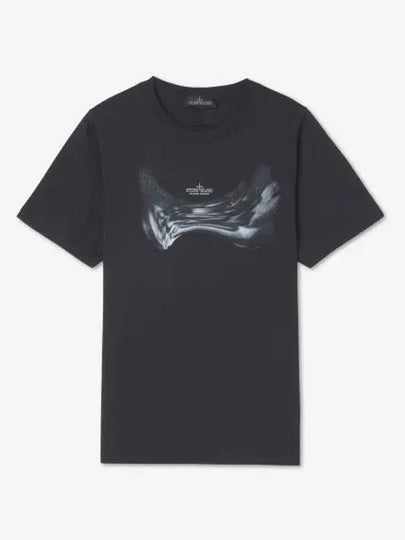 Shadow Project Neo Flora Short Sleeve T-Shirt Black - STONE ISLAND - BALAAN 2