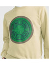 Wappen Compass Louver Logo Sweatshirt Beige - STONE ISLAND - BALAAN 4