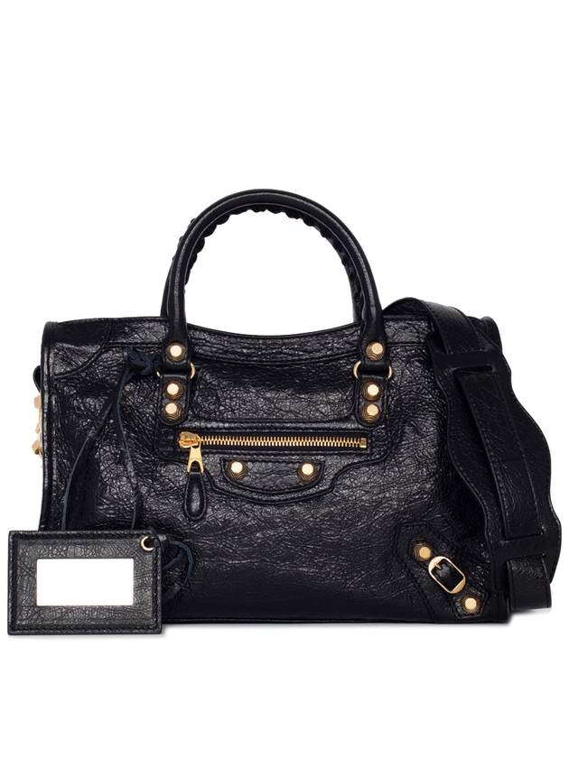 Giant Motor City Small Shoulder Bag Black Gold - BALENCIAGA - BALAAN 2