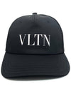 VLTN Logo Ball Cap Black - VALENTINO - BALAAN 2