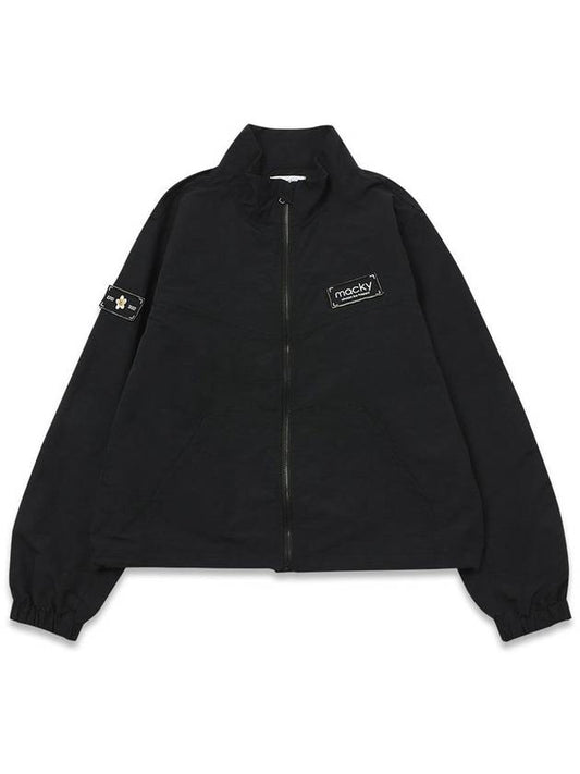 Wappen Windbreaker Jacket Jumper Wappen Windbreaker Black MCFW23OPS 3BK - MACKY - BALAAN 2