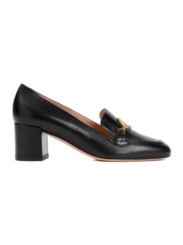 Ellyane Leather Pumps Heel Black - BALLY - BALAAN 1