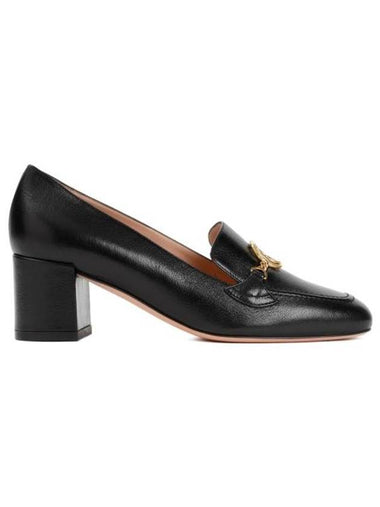 Ellyane Leather Pumps Heel Black - BALLY - BALAAN 1