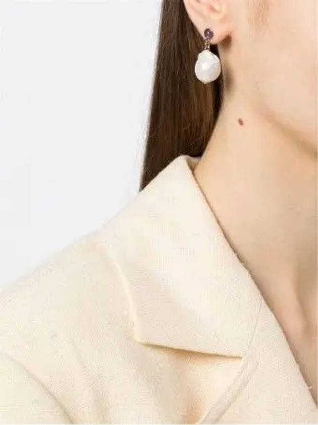 Darcey Pearl Earrings Silver - CHLOE - BALAAN 4