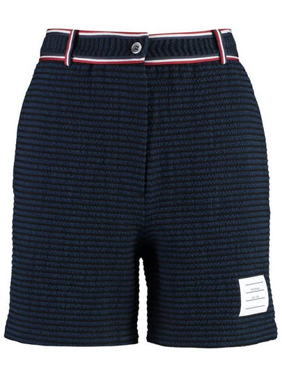 Waste RWB Trim High Shorts Navy - THOM BROWNE - BALAAN 2