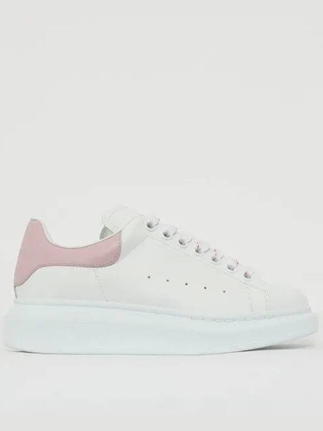 Oversized Pink Tab Low Top Sneakers White - ALEXANDER MCQUEEN - BALAAN 2