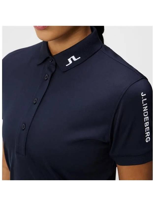 Women's Tour Tech Golf Polo Navy - J.LINDEBERG - BALAAN 3