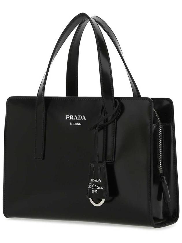 Re-Edition 1995 Brushed Leather Hand Mini Bag Black - PRADA - BALAAN 3