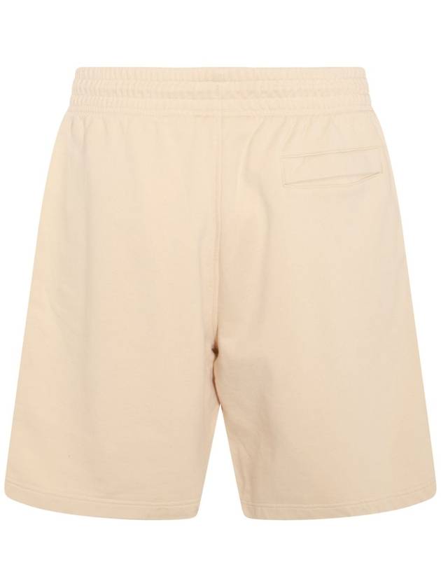 Bold Fox Head Patch Oversized Jog Shorts Beige - MAISON KITSUNE - BALAAN 3