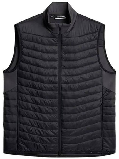 Men's Holden Quilt Hybrid Vest Asphalt - J.LINDEBERG - BALAAN 2