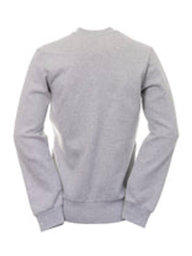 Logo Patch Crewneck Sweatshirt Grey - LACOSTE - BALAAN 3