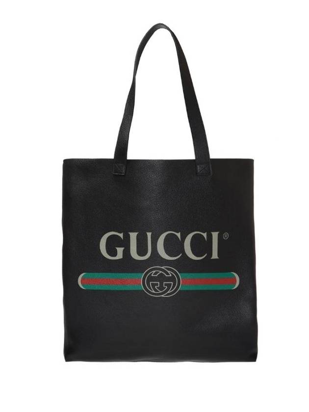 Vintage Logo Tote Bag Black - GUCCI - BALAAN 2