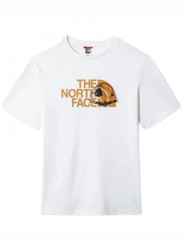 Graphic Half Dome Short Sleeve T-Shirt White - THE NORTH FACE - BALAAN 2