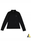 Luke Half Zip Up Mid Long Sleeve T-Shirt Black - J.LINDEBERG - BALAAN 2