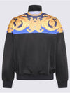 Men's Barocco Print Track Jacket Black - VERSACE - BALAAN 4