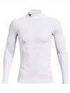 Cold Gear Armor Compression Mock Long Sleeve T-Shirt White - UNDER ARMOUR - BALAAN 2