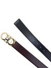 Ferragamo Men's Reversible Gancini Belt 67 0320 DARK BAROLO 0770938 - SALVATORE FERRAGAMO - BALAAN 8