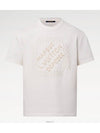 1AFV76 Embroidered Signature Cotton T Shirt - LOUIS VUITTON - BALAAN 5