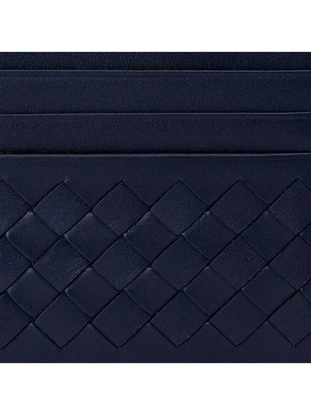 sheepskin card wallet navy - BOTTEGA VENETA - BALAAN.