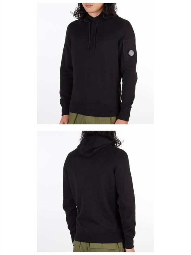 Lens Wappen Sandshell Hoodie Black - CP COMPANY - BALAAN 5