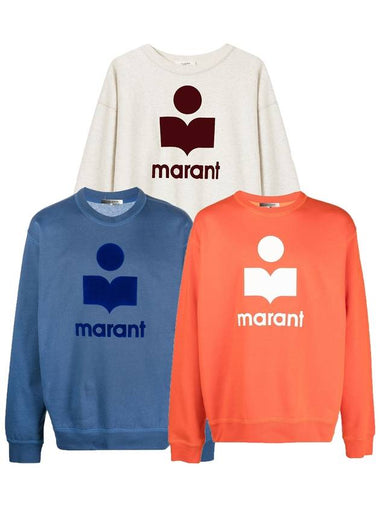 MIKO Men's Sweatshirt Sweatshirt 2 types Ecru Orange Slate Blue SW0125 22H014H - ISABEL MARANT - BALAAN 1