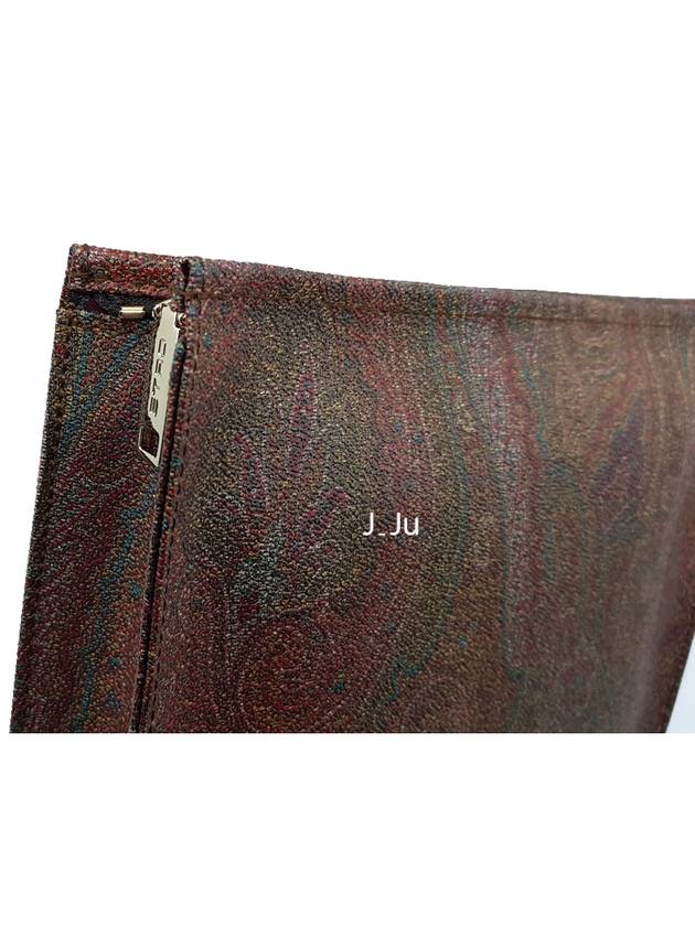 Paisley Clutch Bag Brown - ETRO - BALAAN 7