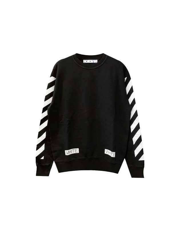 crewneck sweatshirt black - OFF WHITE - BALAAN.