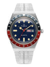 Vintage Retro Metal Watch Blue Red - TIMEX - BALAAN 2