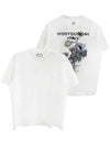 Flower Print Back Logo T-Shirt White - WOOYOUNGMI - BALAAN 2
