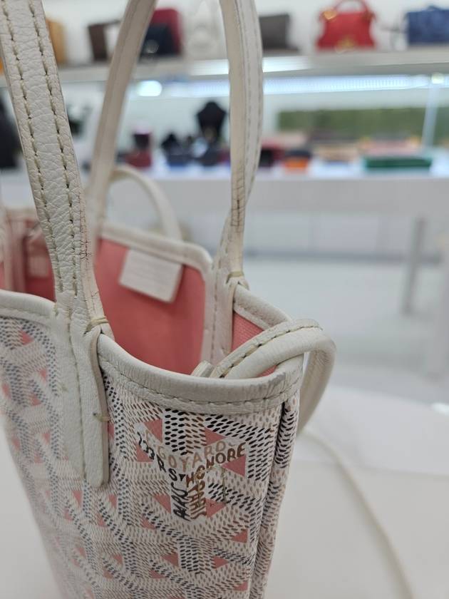 White Poitier tote and cross bag RT0252BA00227 - GOYARD - BALAAN 10