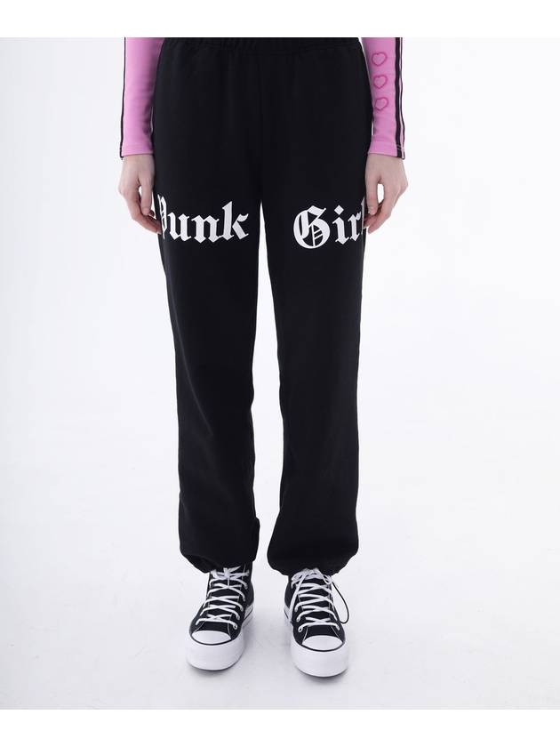 Punk Girl Jogger Track Pants Black - CLUT STUDIO - BALAAN 2