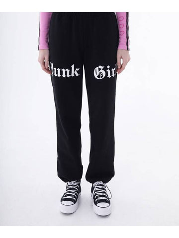 1 0 punk girl jogger pants BLACK - CLUT STUDIO - BALAAN 1