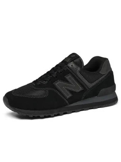 574 Low Top Sneakers Triple Black - NEW BALANCE - BALAAN 2