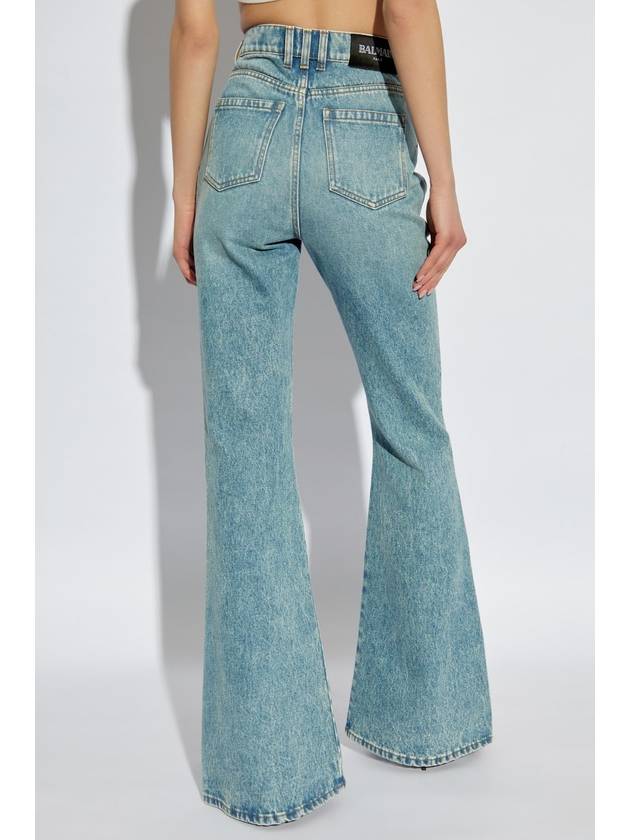 Balmain Flared Jeans, Women's, Blue - BALMAIN - BALAAN 4