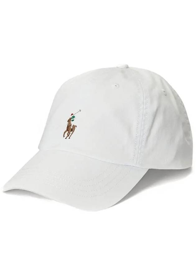 Pony Logo Classic Sport Ball Cap White - POLO RALPH LAUREN - BALAAN 2