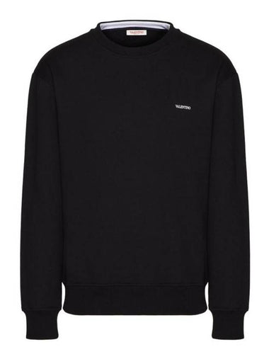 Logo Sweatshirt  Black - VALENTINO - BALAAN 1