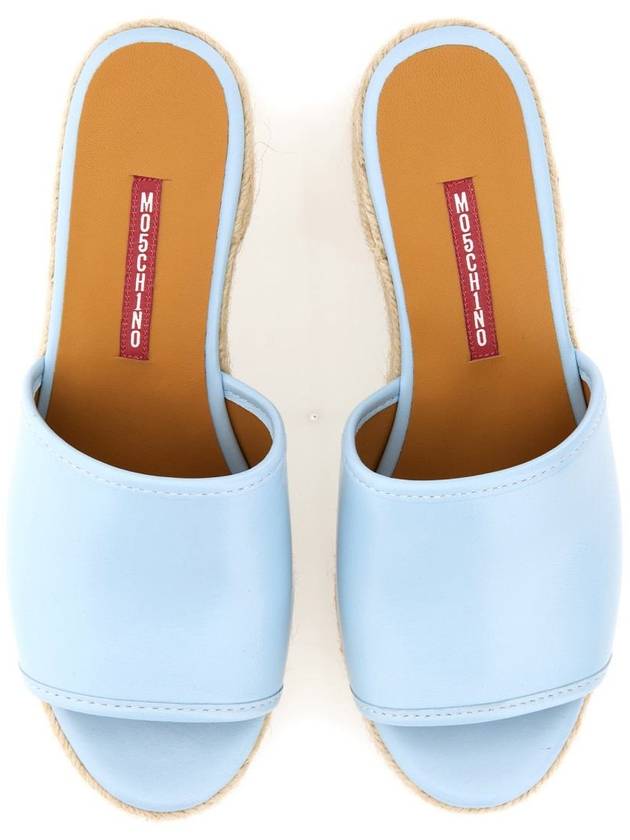 Sandals 32143797 0332 BABY BLUE - MOSCHINO - BALAAN 3