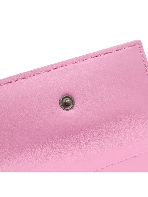 Pink Intrecciato VN 3 fold folder wallet - BOTTEGA VENETA - BALAAN 8