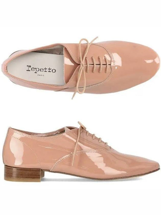 Women's Zizi Glossy Oxford Shoes Pink - REPETTO - BALAAN 2