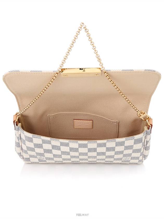 NEW Damier Favorite MM Chain Cross Bag N41275 Product - LOUIS VUITTON - BALAAN 10