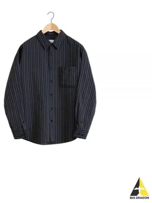 Striped Long Sleeve Shirt Black - LEMAIRE - BALAAN 2
