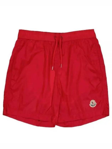 24 2C00004 53326 455 Logo Patch Swim Shorts - MONCLER - BALAAN 1