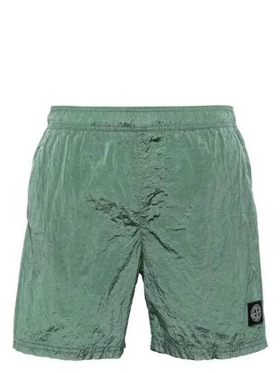 Nylon Metal Swimming Trunk Shorts Green - STONE ISLAND - BALAAN 2