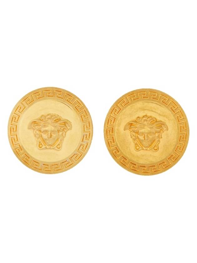 Medusa Stud Earrings Gold - VERSACE - BALAAN 3