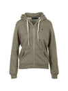 Embroidered Logo Pony Zip-Up Hoodie Grey - POLO RALPH LAUREN - BALAAN 2