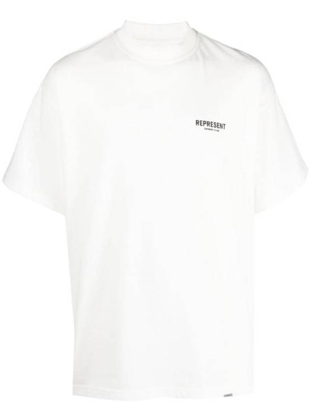 Owners Club Short Sleeve T-Shirt Flat White - REPRESENT - BALAAN 1