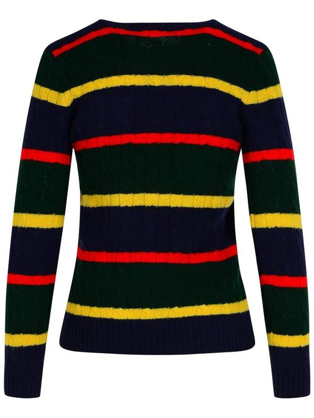 Polo Ralph Lauren 'Julianna' Navy Wool Blend Sweater - POLO RALPH LAUREN - BALAAN 3