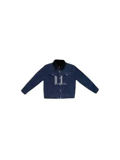 Fur Collar Denim Jacket Blue - MARNI - BALAAN 2