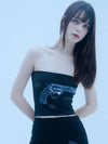 0 4 butterfly pistol tube top - CLUT STUDIO - BALAAN 7