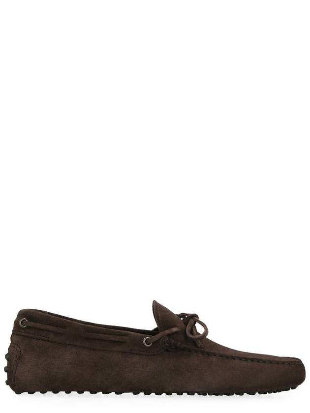 Men's Gommino Suede Driving Shoes Brown - TOD'S - BALAAN 2